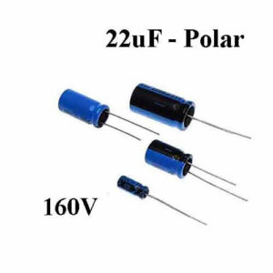 22uF 160V Electrolytic Capacitor