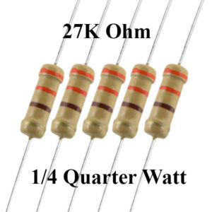 27K Ohm 1/4 Watt Resistor