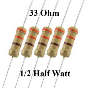 33 Ohm 1/2 Watt Resistor