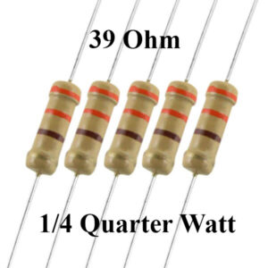 39 Ohm 1/4 Watt Resistor