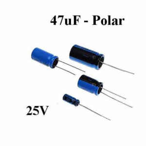 47uF 25V Electrolytic Capacitor
