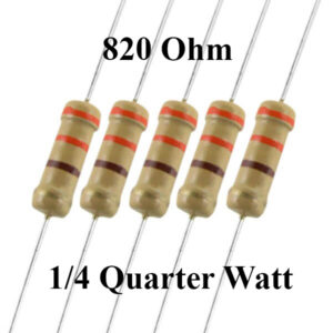 820 Ohm 1/4 Watt Resistor