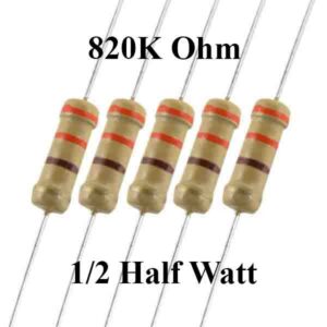 820K Ohm 1/2 Watt Resistor