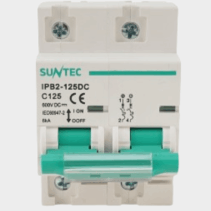 DC MCB 125A DP Miniature Circuit Breaker