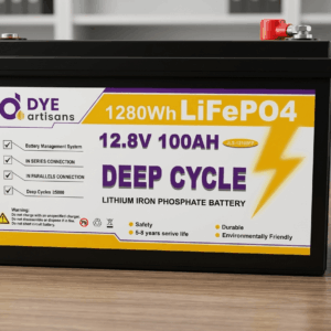DYE artisans 12.8v 100ah LiFePO4 Battery 