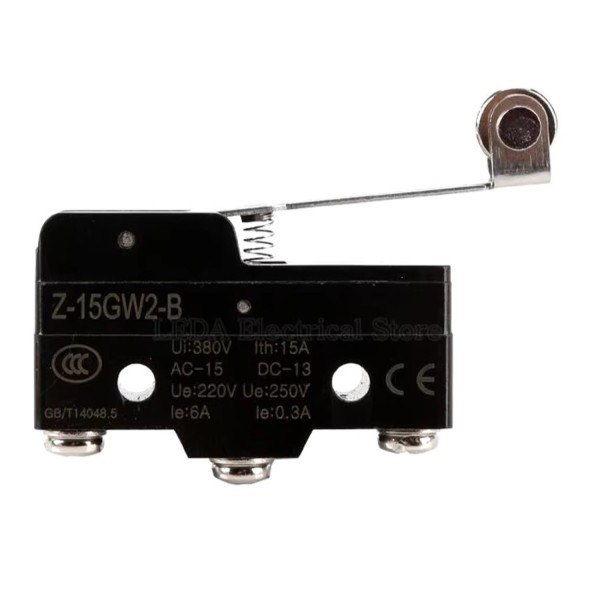Roller Lever Limit Switch Z-15GW2-B 15A 250V Panel Mount Long Hinge Roller Lever Micro Switch - Image 6