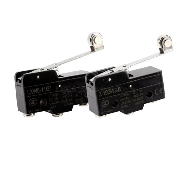 Roller Lever Limit Switch Z-15GW2-B 15A 250V Panel Mount Long Hinge Roller Lever Micro Switch - Image 9