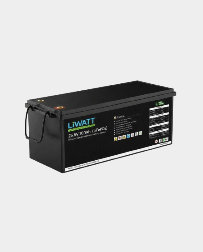 Liwatt Lithium-ion LiFePO₄ 25.6V 100Ah IPS / UPS Battery