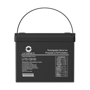 LVTOPSUN 12.8V 100AH Lithium Lifepo4 Battery